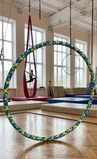 Обмотка (тейп) для повітряного кільця AERIAL HOOP (синьо-жовта) &mdash; купити в Україні