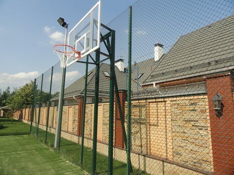 Баскетбольна стійка на двох опорах під щит Фіба &mdash; купити в Україні