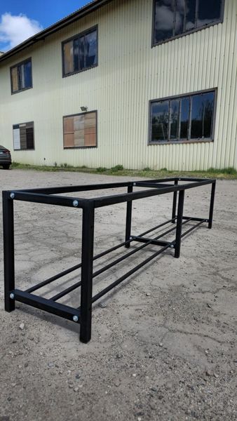 Каркас для лавочки металевий з полицею для взуття (розбірний) &mdash; купити в Україні