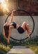Кільце для повітряної акробатики Aerial Hoop з обмоткою, діаметр 80&ndash;110 см, сталь 27 мм &mdash; фото товару